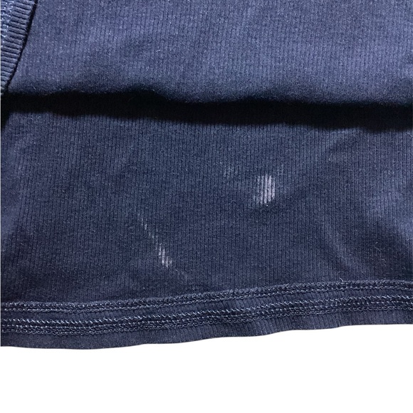 Aeropostale Dark Blue V-Neck Top with Pink Logo - Picture 6 of 9